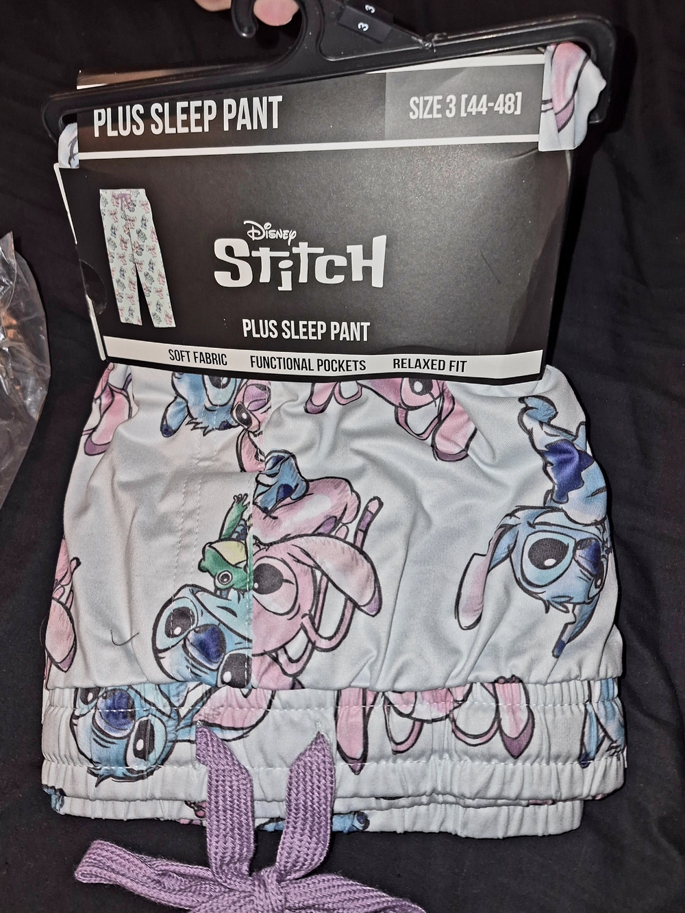 Stitch & Angel Pajama Pants Plus Size 3X With Pockets NWT